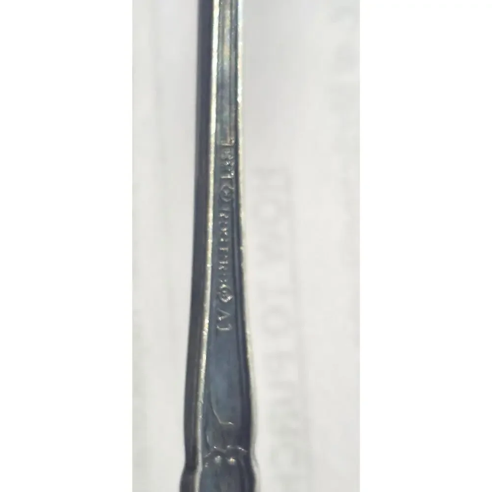 ANTIQUE 1847 ROGERS BROS VINTAGE GRAPE TEA STRAINER